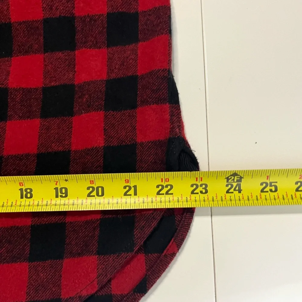 FAHERTY Women’s Daly Shirt Collins Plaid Red and Black Cotton Flannel Size Large - Picture 14 of 15